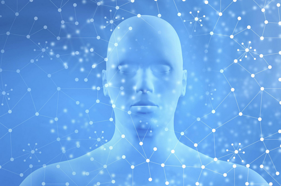 calm mind awareness visualization showing reduced thinking and mental clarity