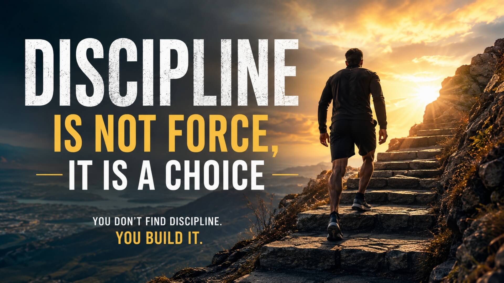 self discipline is a choice built through consistency habits and daily actions