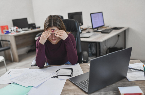 Racing Thoughts and Mental Overload workplace conflict causing stress anxiety and emotional exhaustion