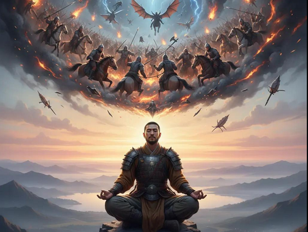 kurukshetra war symbolizing self discipline ego and the inner battle within