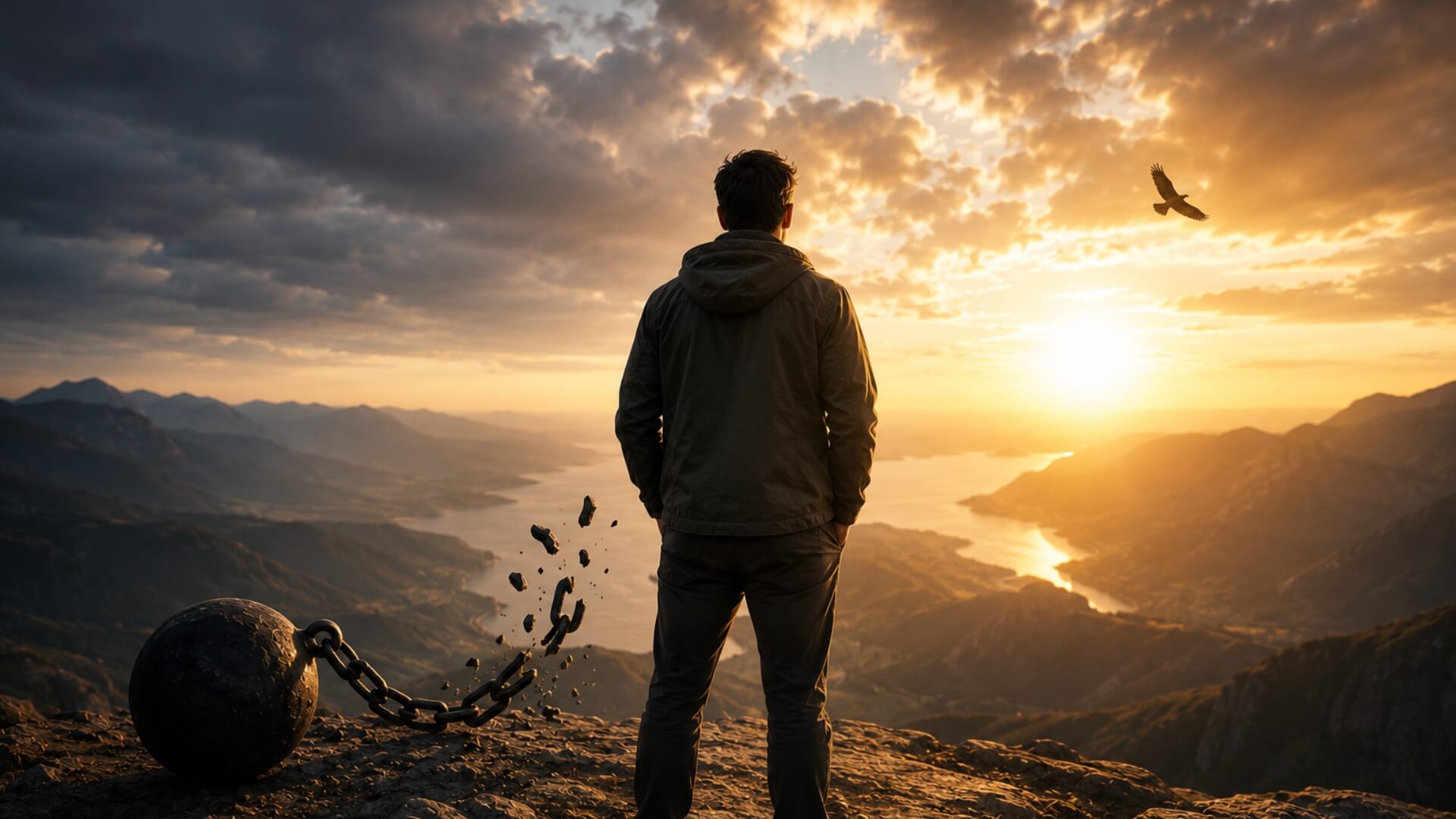Person taking responsibility without guilt or self-blame