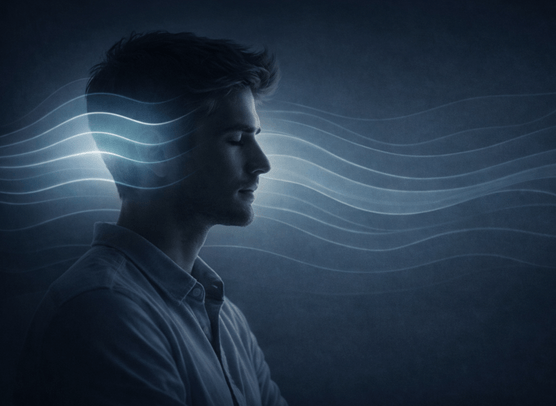 Mindfulness breathing exercise calming the nervous system and reducing stress