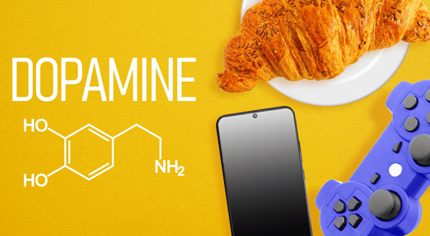 Digital dopamine stimulation from smartphones, gaming, and instant rewards reducing attention span